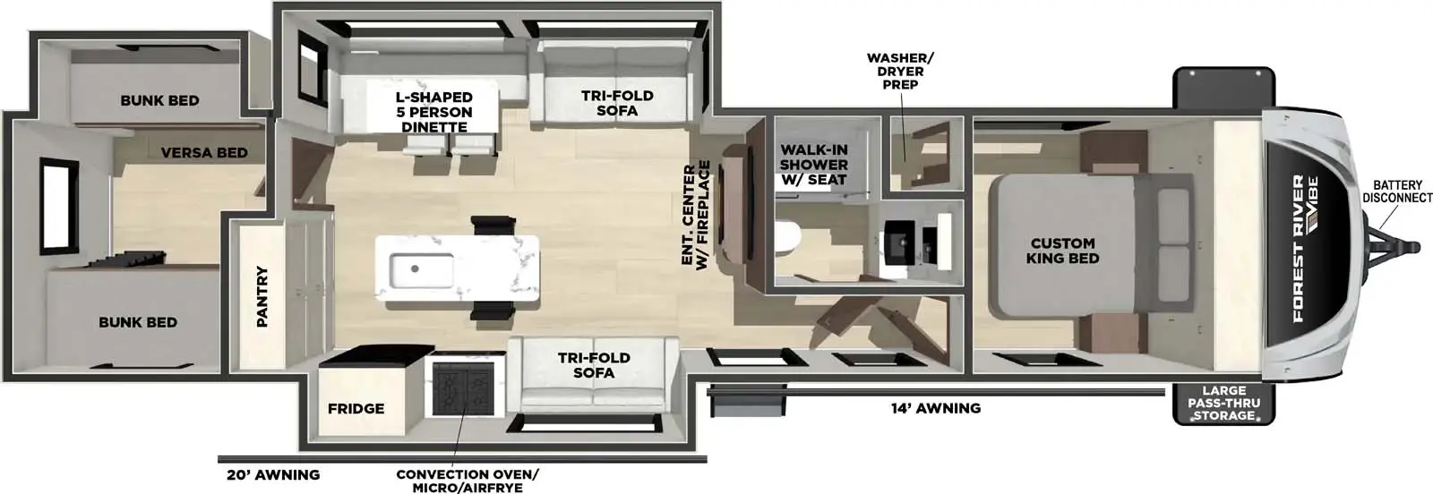 3400BH Floorplan Image